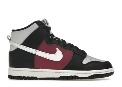 Pre-owned Nike Dunk High (women's) Sneakers In Black/rosewood/pure Platinum In Multi