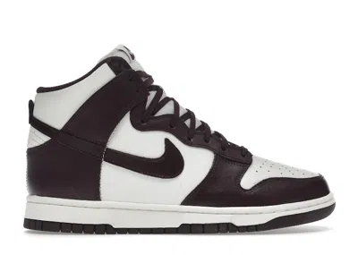Pre-owned Nike Dunk High (women's) Sneakers In Burgundy Crush/sail