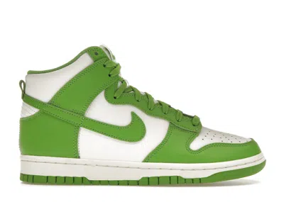 Pre-owned Nike Dunk High (women's) Sneakers In Chlorophyll/sail