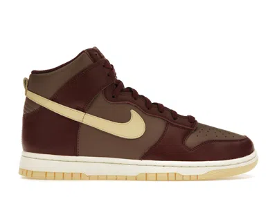 Pre-owned Nike Dunk High (women's) Sneakers In Plum Eclipse/pale Vanilla/night Maroon In Multi