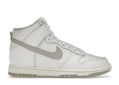 Pre-owned Nike Dunk High (women's) Sneakers In White/neutral Grey