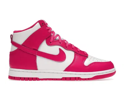 Pre-owned Nike Dunk High (women's) Sneakers In White/pink Prime