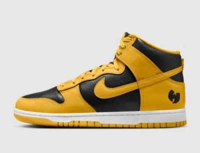 Pre-owned Nike Dunk High X Wu-tang Clan | Mens 4 / Womens 5.5 | Black Yellow Ships Fast?