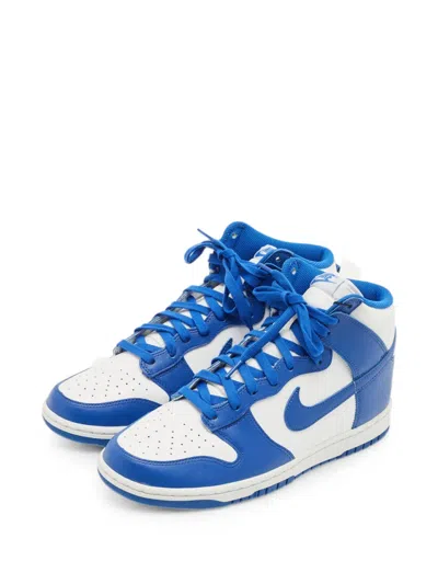 Pre-owned Nike Dunk High-top Sneakers In White