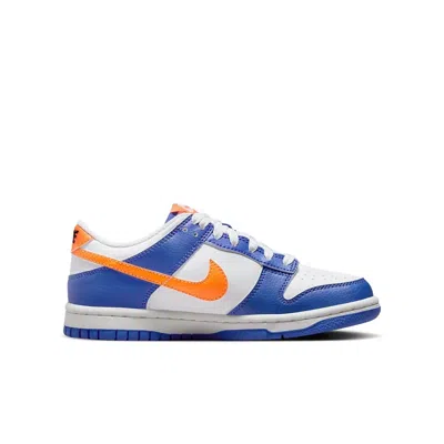 Nike Dunk Lo Fn7783-400 Sneakers Kids Blue Joy White Lifestyle Shoes Htat1316