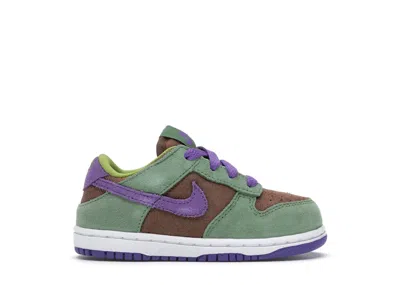 Pre-owned Nike Dunk Low (2020) Sneakers In Veneer/autumn Green/deep Purple