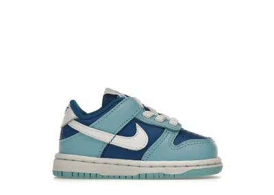 Pre-owned Nike Dunk Low Argon (2022) Sneakers In Flash/white/argon Blue In Multi