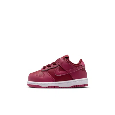 Nike Dunk Low Baby/toddler Shoes In Red