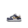 Nike Babies' Dunk Low "midnight Navy/wheat" Sneakers In White
