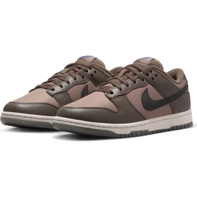 Nike Dunk Low Basketball Sneaker In Brown