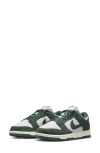 Nike Women's Dunk Low Sneaker In White/pro Green/coconut Milk In Multi