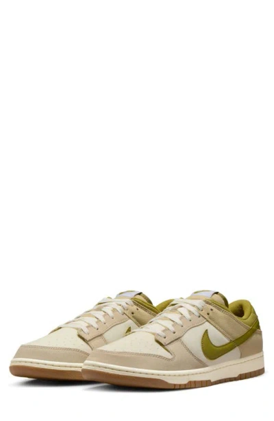Nike Dunk Low Basketball Sneaker In Sail/pacific Moss/cream