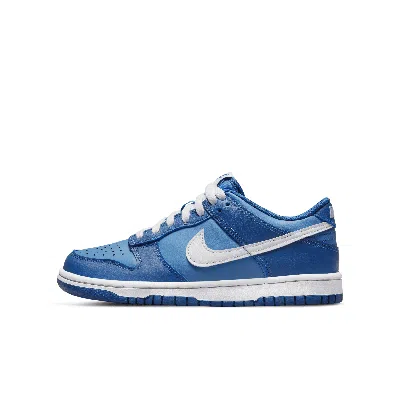 Nike Babies' Dunk Low Big Kids' Shoes In Blue