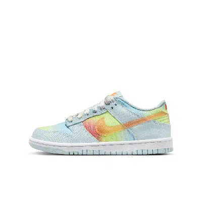 Nike Dunk Low Big Kids' Shoes In Blue
