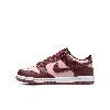 Nike Dunk Low Big Kids' Shoes In Red