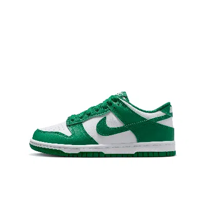 Nike Babies' Dunk Low Big Kids' Shoes In White