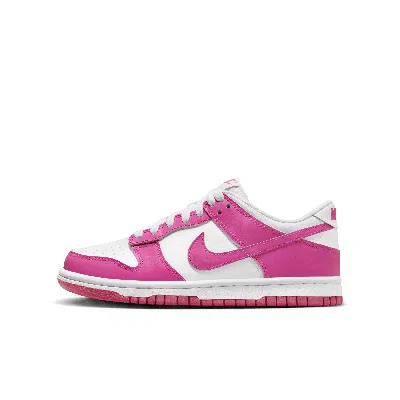 Nike Babies' Dunk Low Big Kids' Shoes In White