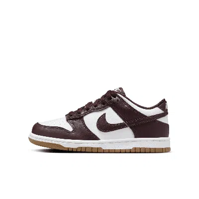 Nike Babies' Dunk Low Big Kids' Shoes In White