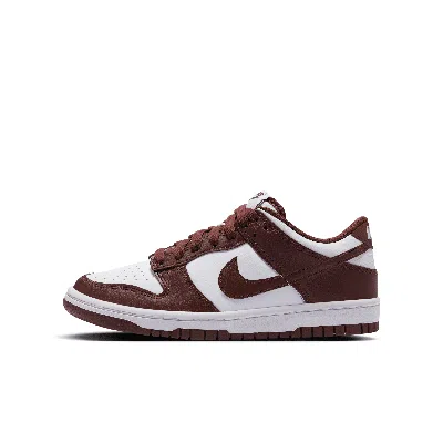 Nike Babies' Dunk Low Big Kids' Shoes In White