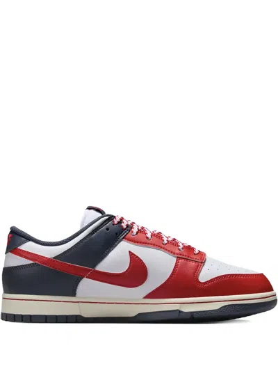 Nike Dunk Low "boston Red Sox" Sneakers In White