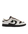 Nike Dunk Low 'brogue Pinstripe' Sneakers In Black