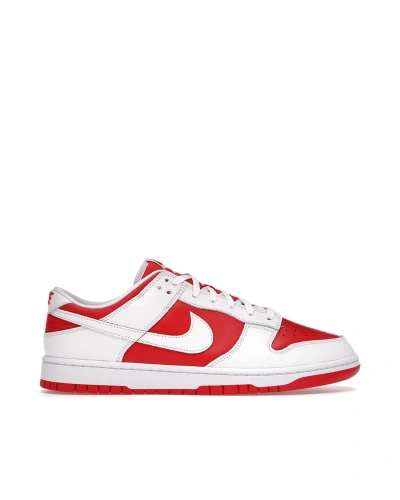 Nike Dunk Low Championship Red In White