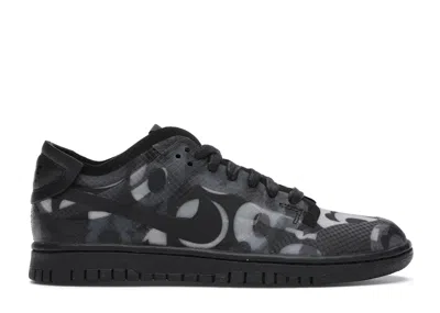 Pre-owned Nike Dunk Low Comme Des Garcons Print (women's) Sneakers In Black/white