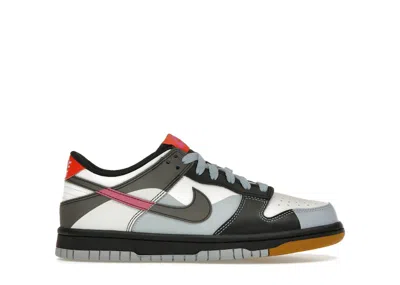 Pre-owned Nike Dunk Low Dance Sneakers In Summit White/light Armory Blue/black