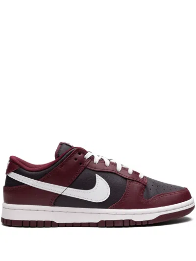 Nike Dunk Low Retro Sneakers In Red