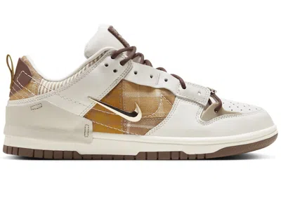 Pre-owned Nike Dunk Low Disrupt 2 Plaid (women's) Sneakers In Phantom/sail White/cacao Wow