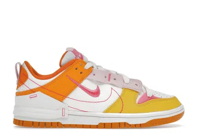 Pre-owned Nike Dunk Low Disrupt 2 Sunrise (women's) Sneakers In White/orange/gold