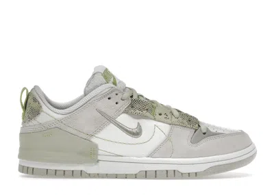 Pre-owned Nike Dunk Low Disrupt 2 (women's) Sneakers In Offin White/off White/green Snake