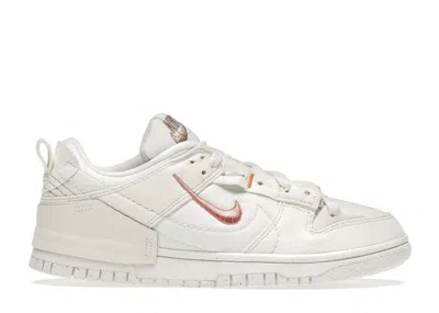 Pre-owned Nike Dunk Low Disrupt 2 (women's) Sneakers In Pale Ivory/light Madder Root/sail