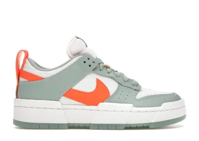 Pre-owned Nike Dunk Low Disrupt (women's) Sneakers In Sea Glass/hyper Crimson/steam In Multi