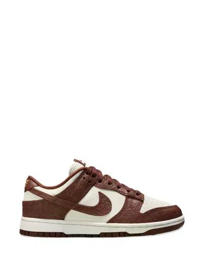 Nike Dunk Low Basketball Sneaker In Brown