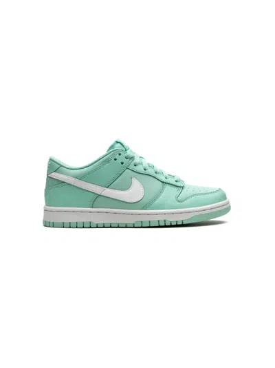 Nike Kids' Dunk Low "emerald Rise" Sneakers In Green