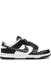 Nike Dunk Low Ess "black Paisley" Sneakers In White