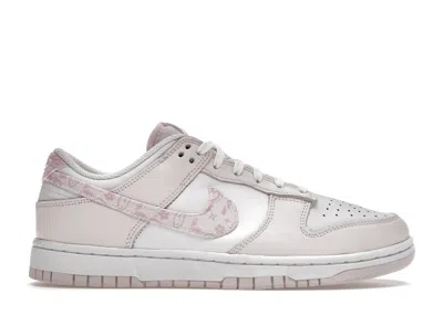 Pre-owned Nike Dunk Low Essential Paisley Pack Pink (women's) Sneakers In White/pearl Pink/medium Soft Pink