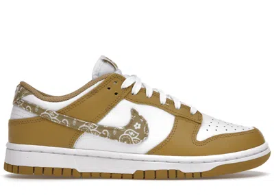 Pre-owned Nike Dunk Low Essential Paisley Pack (women's) Sneakers In White/barley