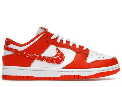Pre-owned Nike Dunk Low Essential Paisley Pack (women's) Sneakers In White/orange