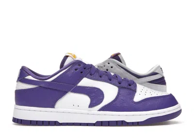 Pre-owned Nike Dunk Low Flip The Old School (women's) Sneakers In White/purple
