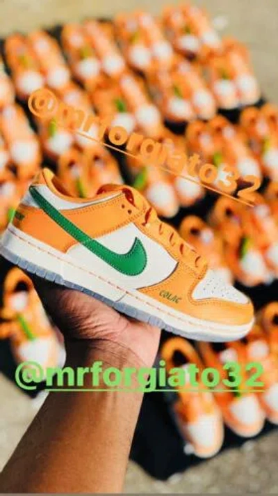 Pre-owned Nike Dunk Low Florida A&m University Rattlers Famu Dunks In Orange