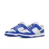 Nike Dunk Low Fn3416-001 Sneaker Mens White Blue Leather Lace Up Lifestyle Shoes In White
