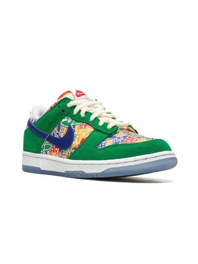Nike Kids' Dunk Low "foam Finger" Sneakers In Green