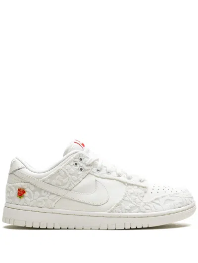 Nike Dunk Low "giver Her Flowers" Sneakers In White