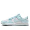 Nike Dunk Low Retro Sneakers In Baby Blue And White In White