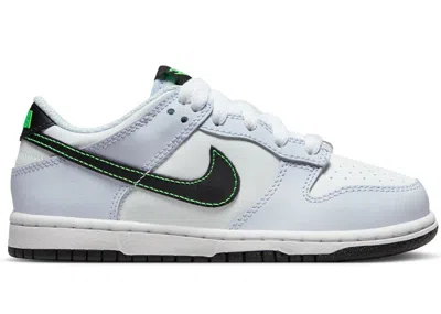 Pre-owned Nike Dunk Low Green Strike Sneakers In White/black/football Grey