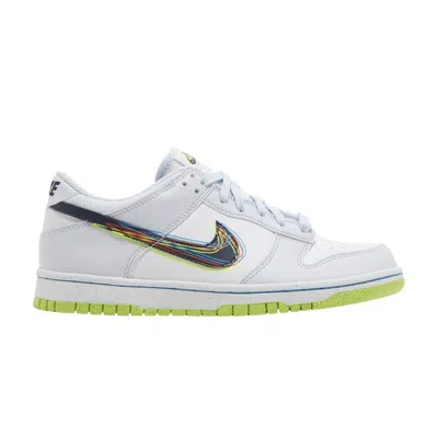 Pre-owned Nike Dunk Low Gs '3d Swoosh' | White | Kid's Size 6