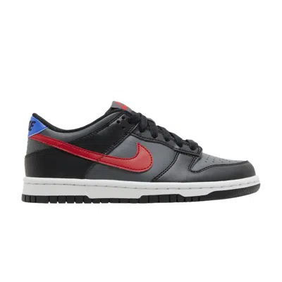 Pre-owned Nike Dunk Low Gs 'black Red Blue' | Kid's Size 7
