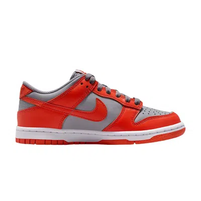 Pre-owned Nike Dunk Low Gs 'cement Grey Team Orange' | Kid's Size 6.5
